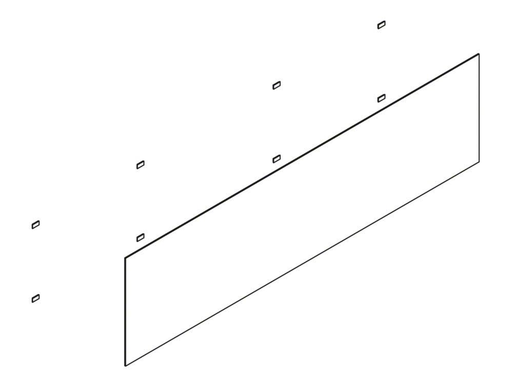 Kohler 1114417-A-96 Part - Apron/Access Panel W/Fasteners-60x22