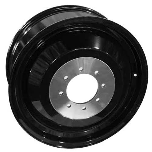 TIS 544BM Dually Inner 20x8.25 8x210 Black Wheel Rim