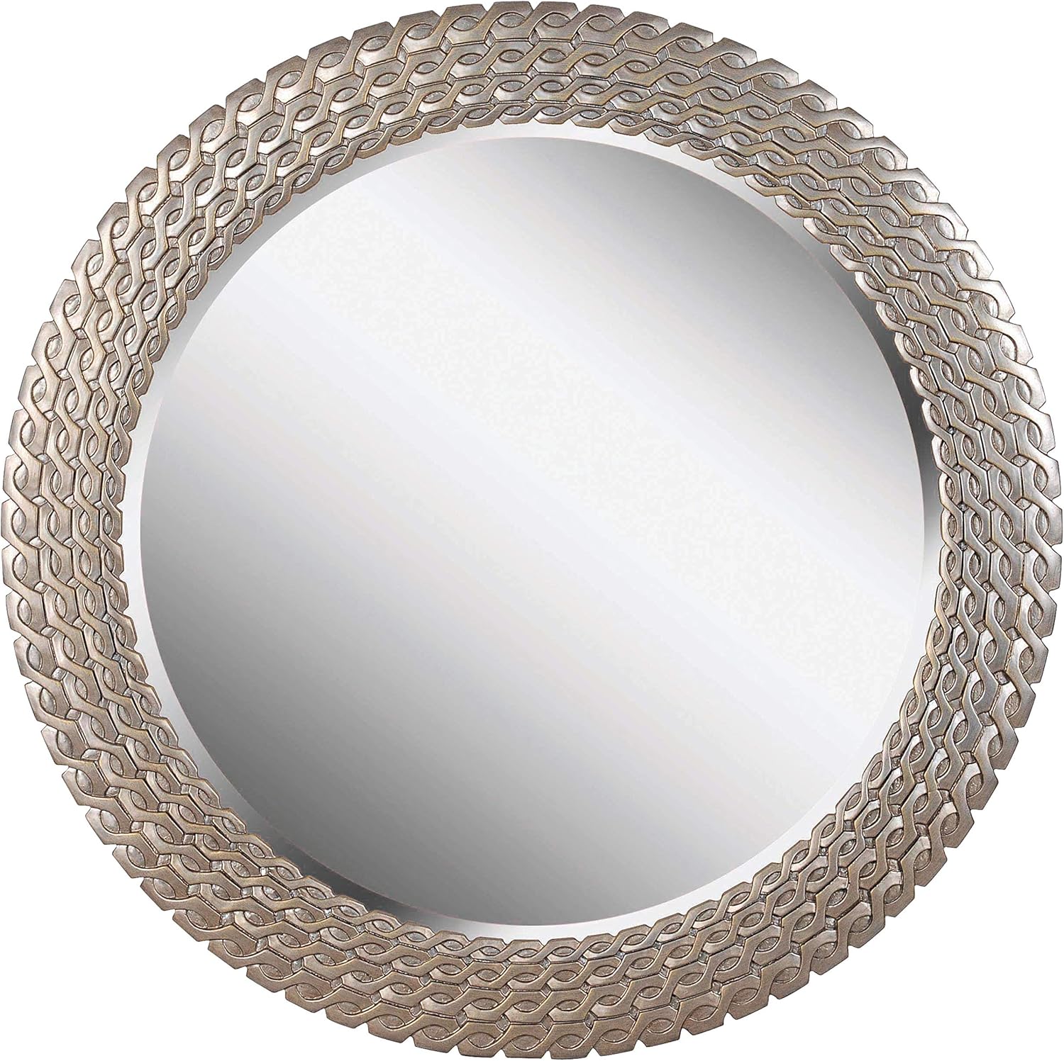 Kenroy Home Bracelet Mirrors, Medium, Brushed Silver and Gold