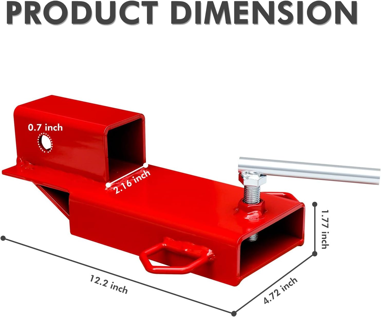 Forklift Trailer Hitch Attachment, EBESTTECH 1PC 2