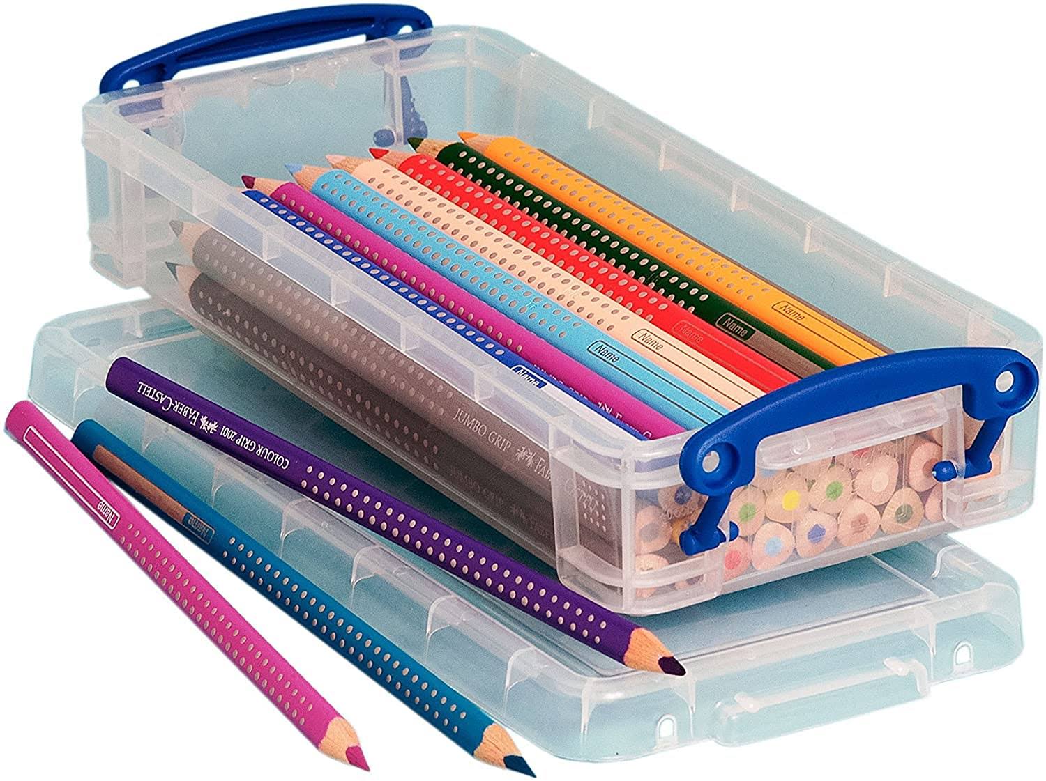 Really Useful Storage Box 0.55 Litre Clear (Pack of 10)