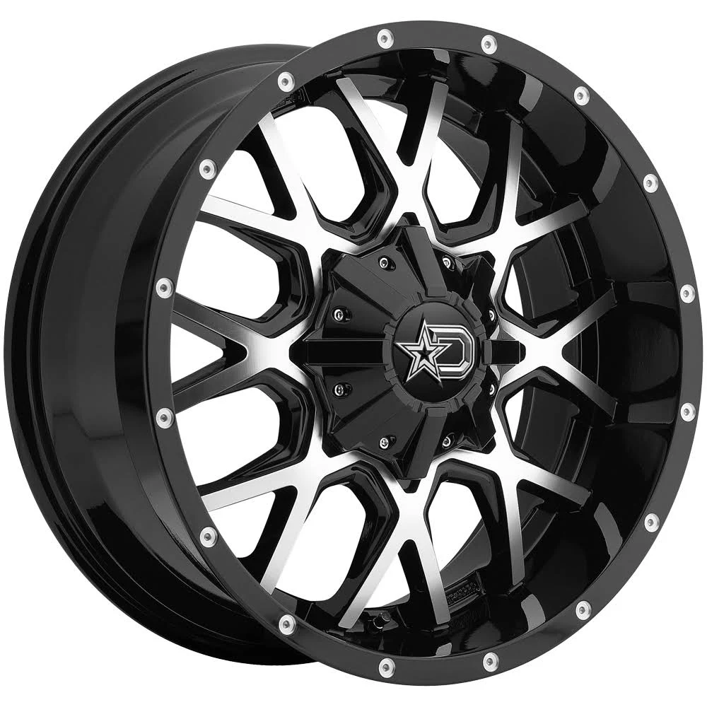 Dropstars 645mb 18x9 5X4.50/5X5.00 Black