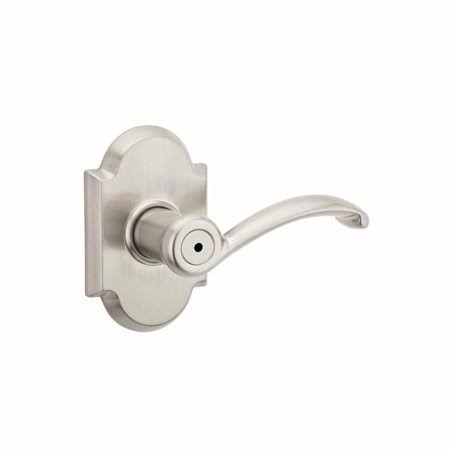 Kwikset 730AUL 15 RBP Austin Bed and Bath Privacy Leverset Satin Nickel