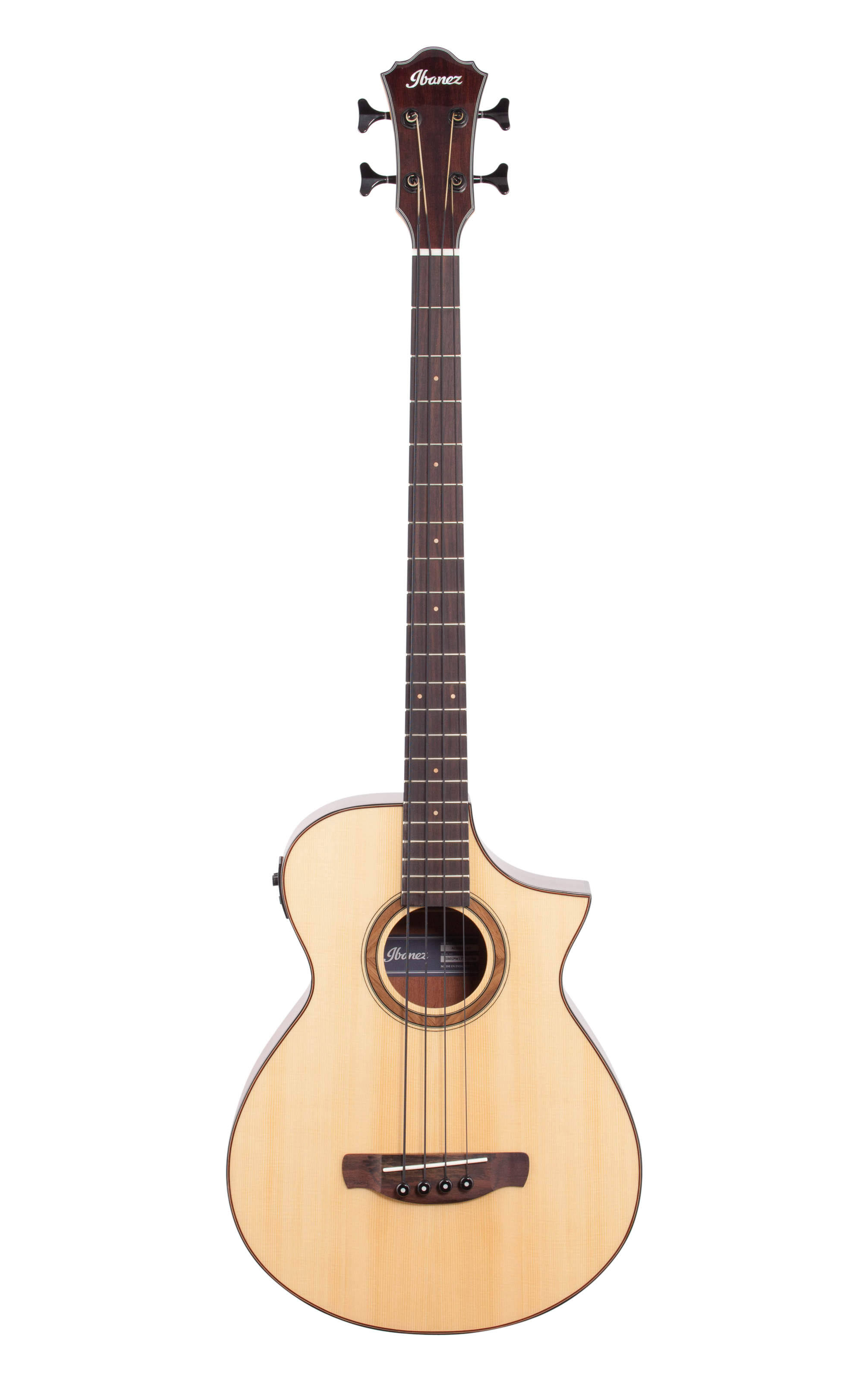 Ibanez AEWB32 Acoustic-Electric Bass, Natural High-Gloss
