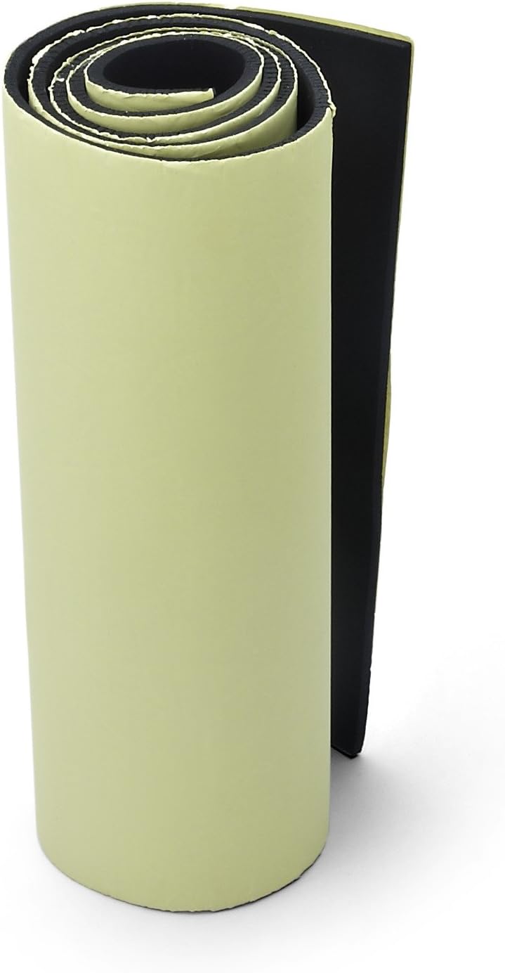 Primode sponge Neoprene Roll, With Adhesive Bottom, For Multi Purpose Use, 1/16” Thick X 14” Wide X 58” Long Pack of 2