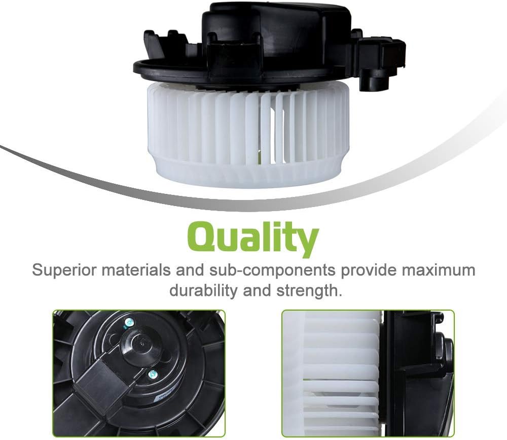 G008B Blower Motor Assembly for Buick/Cadillac/Dodge/Ford/Honda/Jeep/Lincoln/Toyota (Replaces # 25770668 700203)