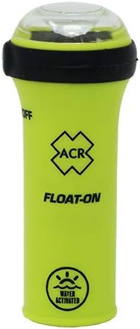 acr Float-On LED Flashlight w/Strobe, Yellow, Standard (2983)