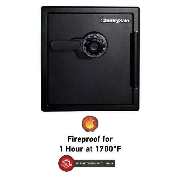 SentrySafe Combination Fire-Safe in Black [ID 3279245] SFW123CS