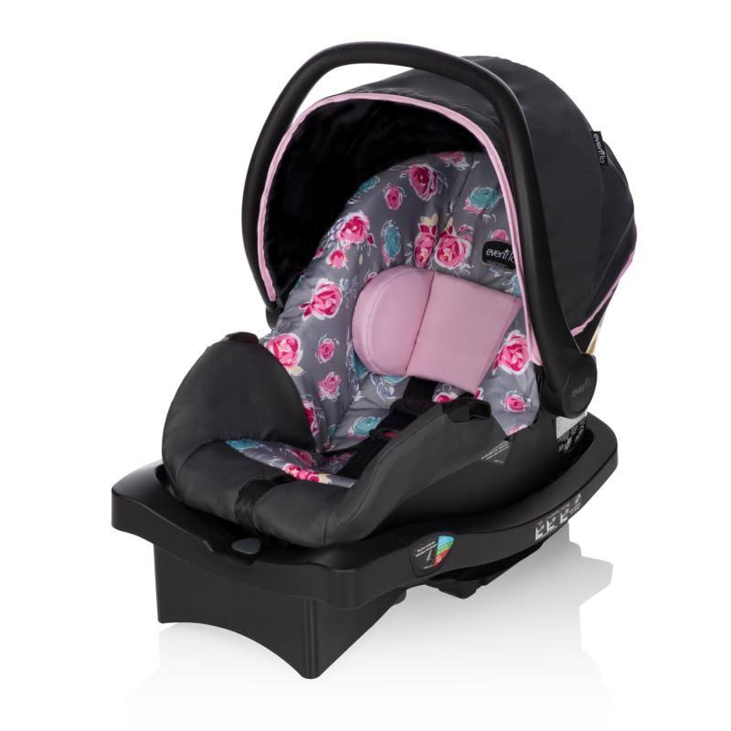 Evenflo Rosely Pink LiteMax Sport Rear Facing Infant Car Seat - Each