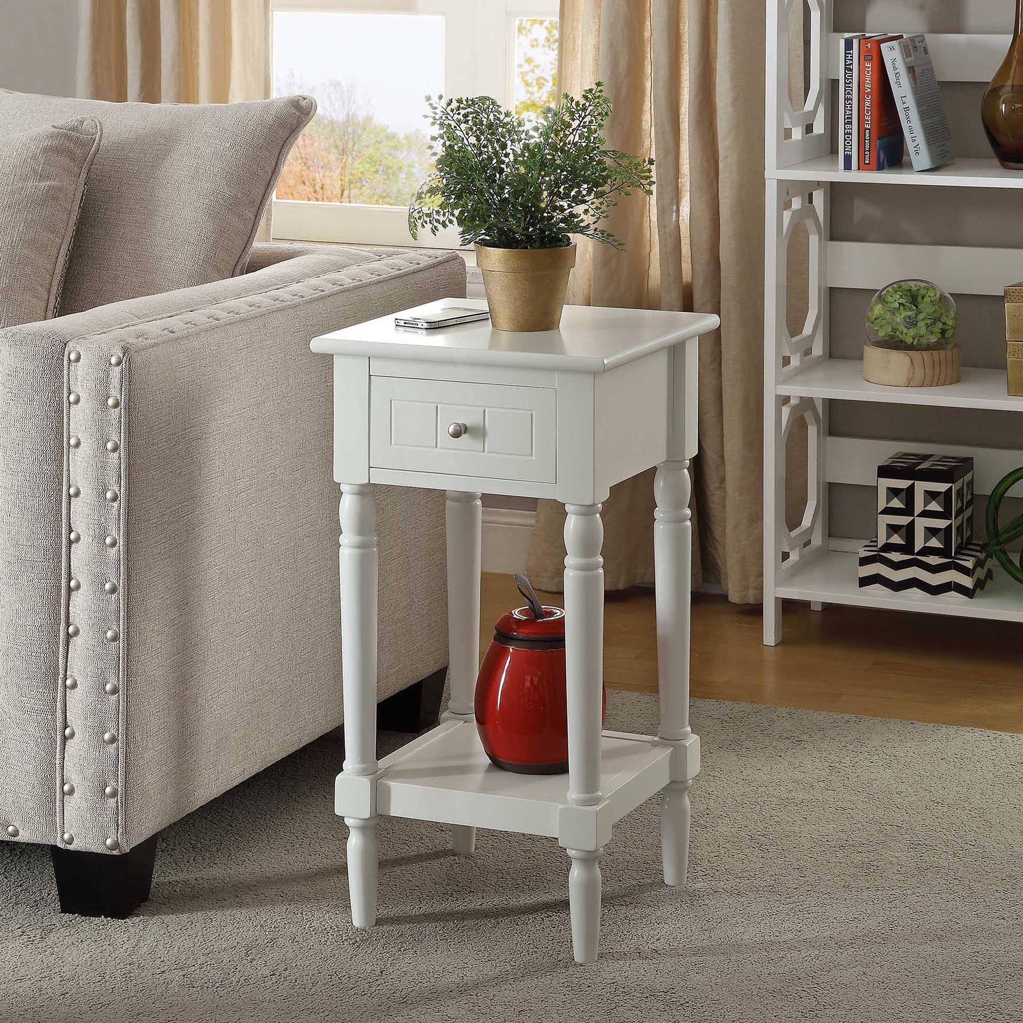 Convenience Concepts French Country Khloe Accent Table White