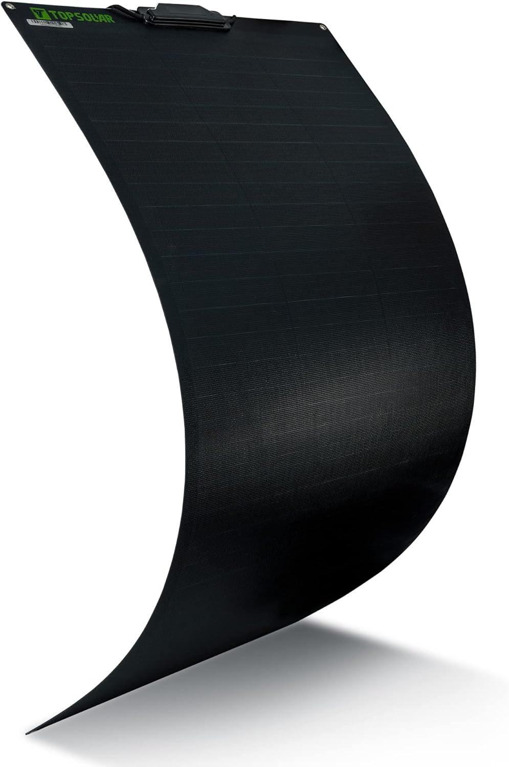 Topsolar Flexible Solar Panel 100W 24V/12V Monocrystalline Bendable - 100 Watt 12Volt Semi-Flexible Mono Overlap Solar Panel Solar Panels Charger Off-Grid for RV Boat Cabin Van Car Uneven Surfaces