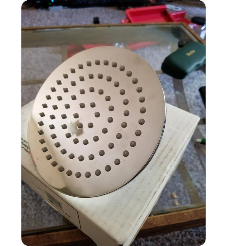 Jaclo S206-ULB 6x22 Round Brass Rain Machine