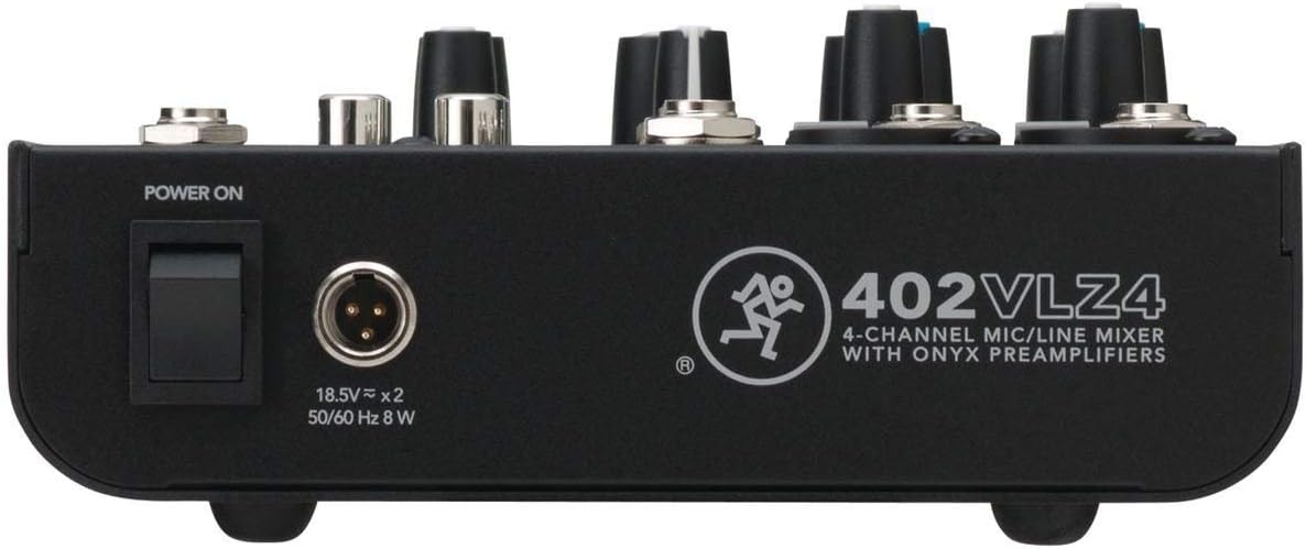 Mackie 402VLZ4, 4-channel Ultra Compact Mixer with Mackie Mixer Bag