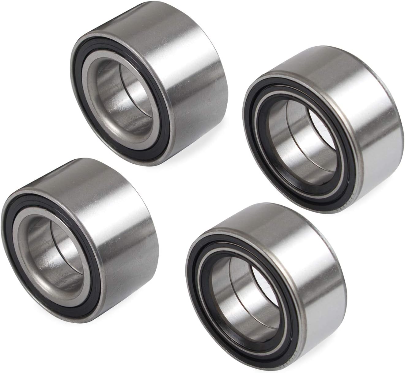 4Pcs Front and Rear Wheel Bearings Compatible with Polaris Ranger 4X4 800 EFI/EFI CREW 4X4 900 XP 800 RZR 4 800 RZR 570 EFI Polaris RZR S 800 800, Replaces 3514699 3514635