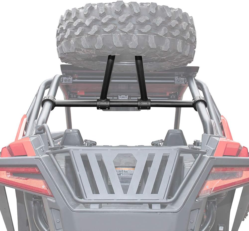 kemimoto RZR PRO XP Spare Tire Carrier, Heavy Duty Spare Tire Mount Holder Rack Compatible with 2020 2021 2022 Polaris RZR PRO XP / 4