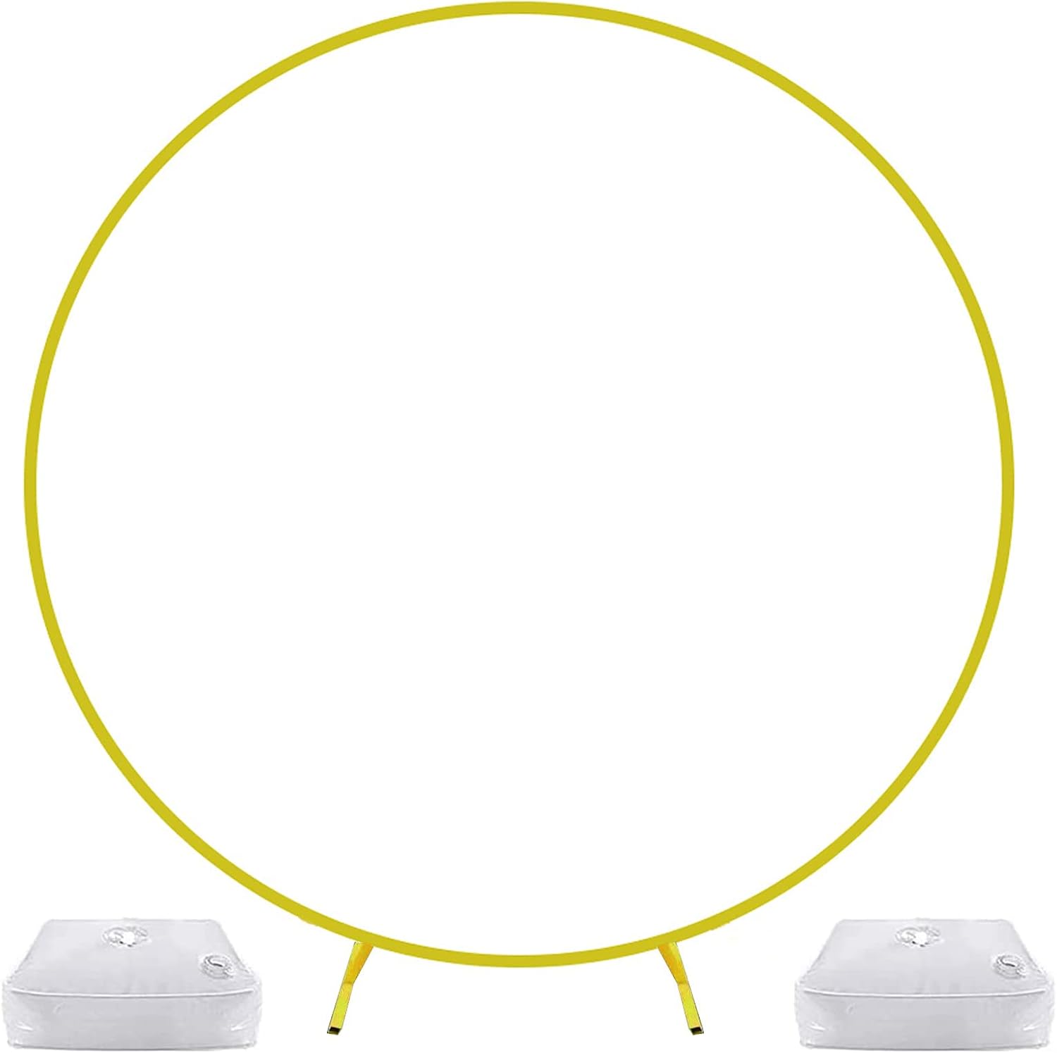 Balloon Arch Stand,Balloon Arch kit Golden Metal Circle Decoration Round Backdrop Stand Wedding Decoration Birthday Event Party Supplies Decorations Baby Shower Photo Background Decoration