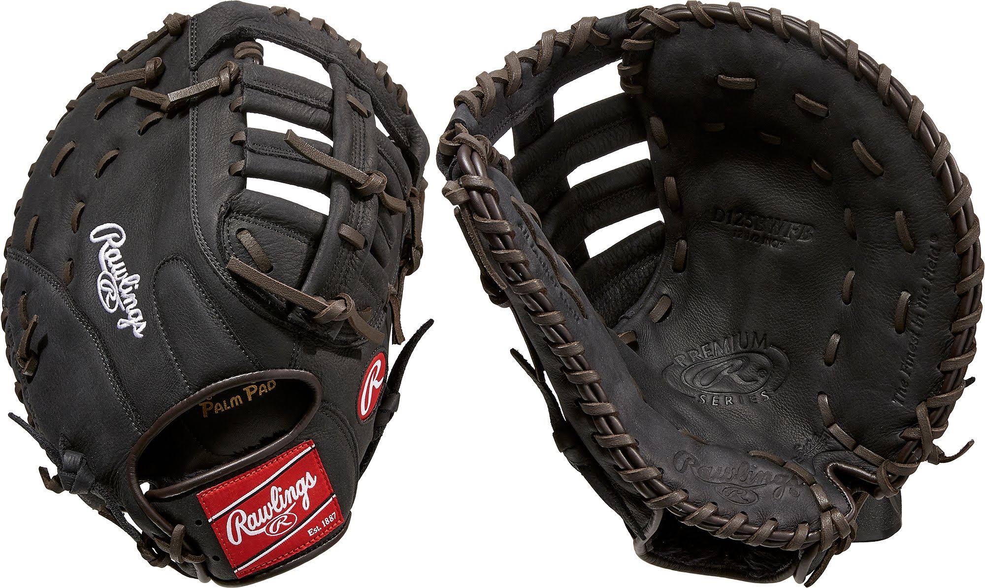 Rawlings 12.5&& Premium Series First Base Mitt 2020, Black