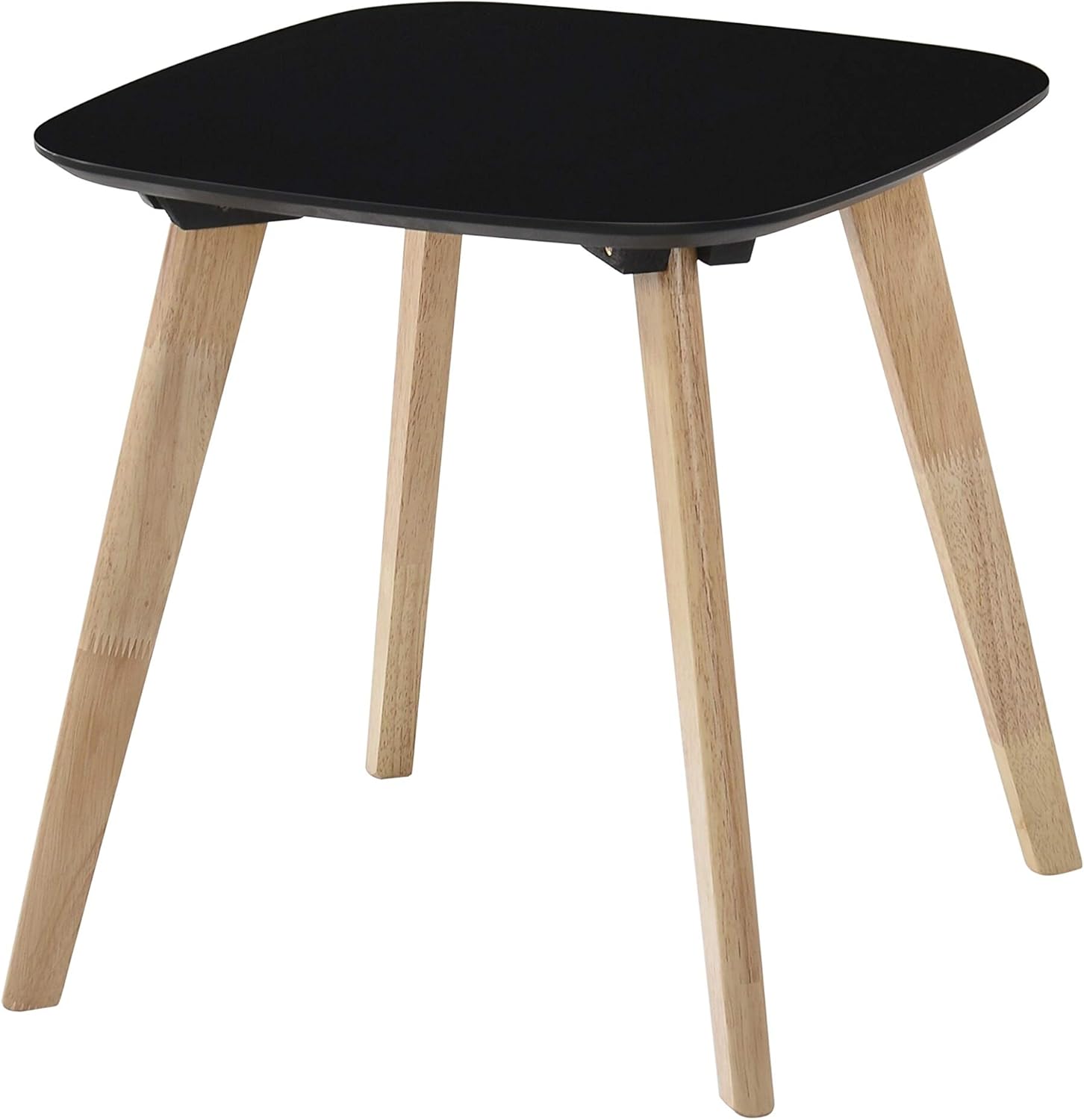 Omax Decor Dana End Side Table Black Powder Coated