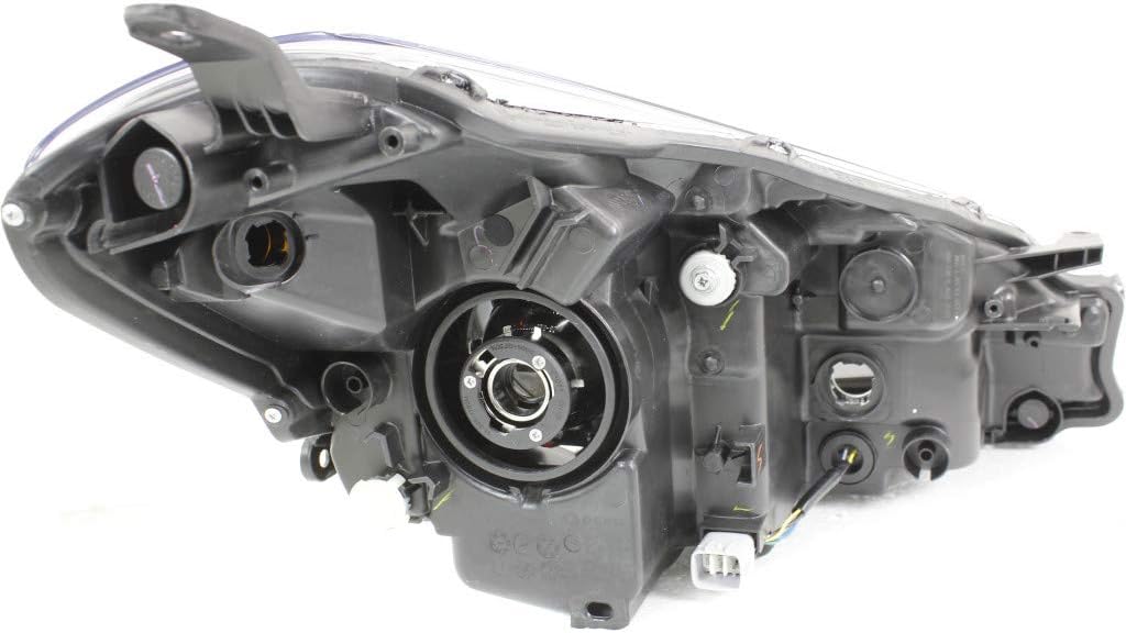 CarLights360: For 2015 2016 2017 Toyota Yaris Headlight Pair Driver and Passenger Side Black Housing DOT Certified Replaces TO2518151 TO2519151