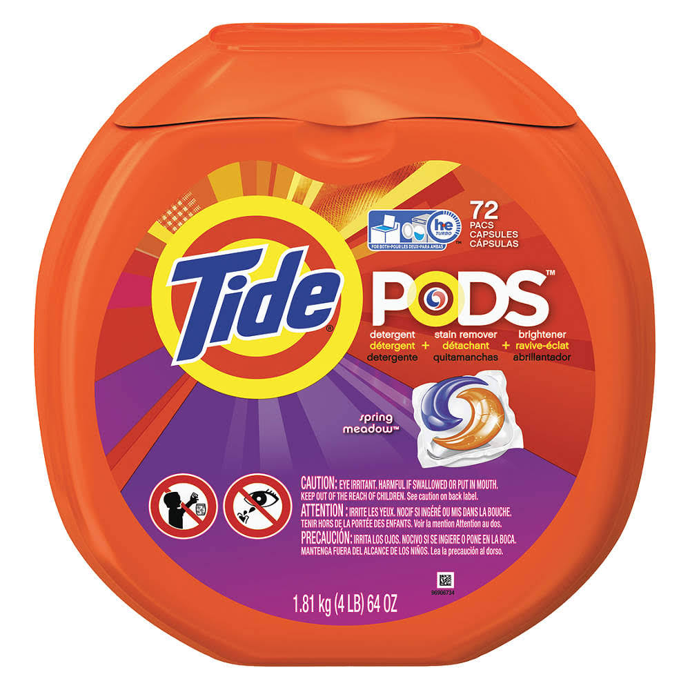 Tide 50978 Pods, Spring Meadow, 72/Pack