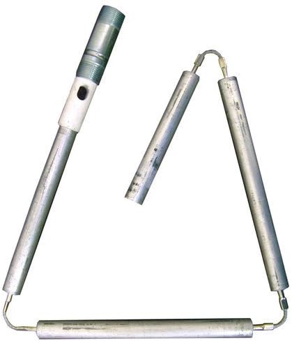 Aluminum Zinc Water Heater Anode Rod; Outlet/Nipple Style (Brad White); 3/4 NPT x 48-inch; Stops Sulfur/Rotten Egg Smell (Solid) Pack of 2