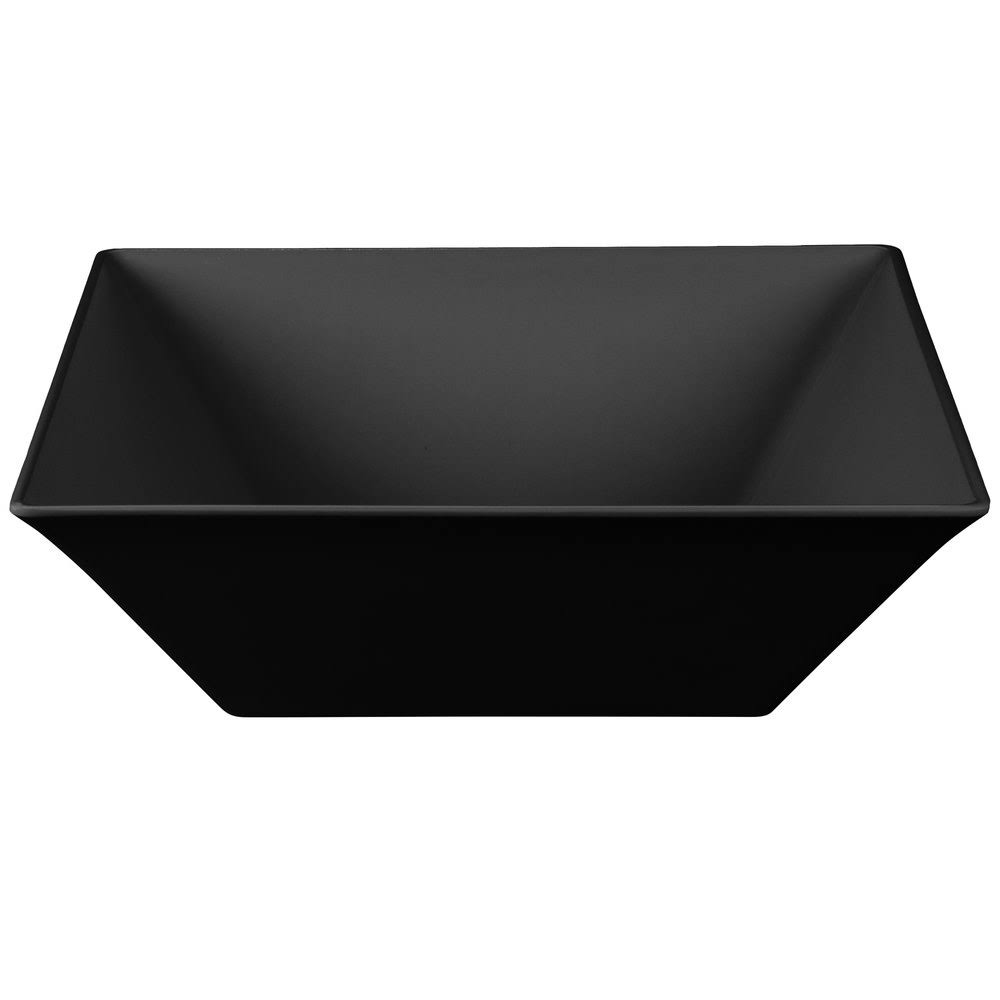 Get Enterprises - ML-249-BK - Siciliano Black 12.8 qt Square Bowl