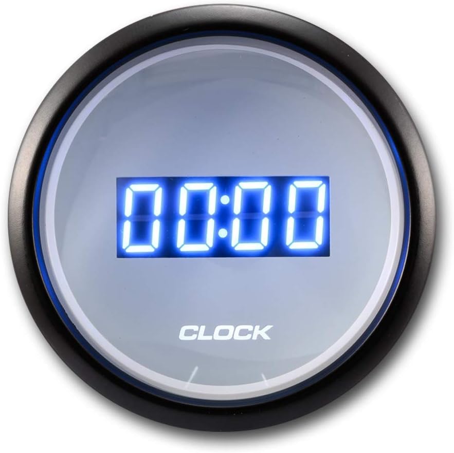 MOTOR METER RACING Digital Clock Gauge 2