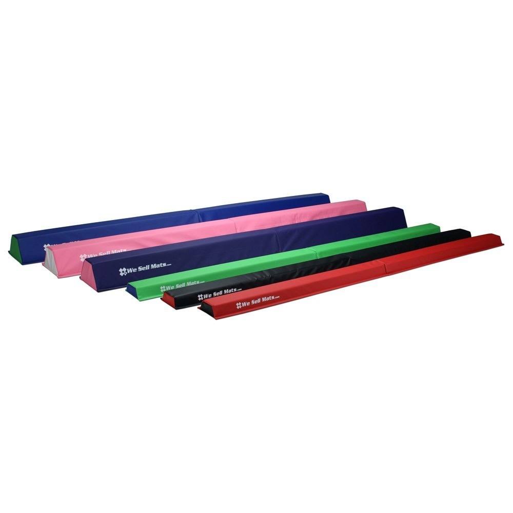We Sell Mats Firm Folding Practice Foam Gymnastics Balance Beam Red 2.5