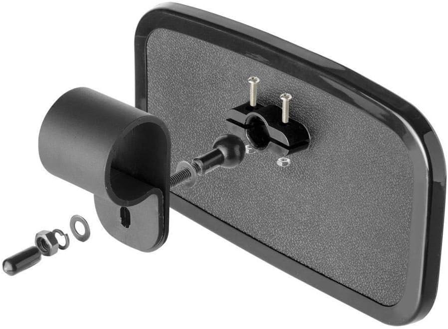 SPAUTO UTV Rear View Mirror - High Impact ABS Housing and Multi Clamps with Shatter-Proof Tempered Glass Mirror for Polaris Ranger, RZR, Rhino, Honda Offroad Center Mirrors