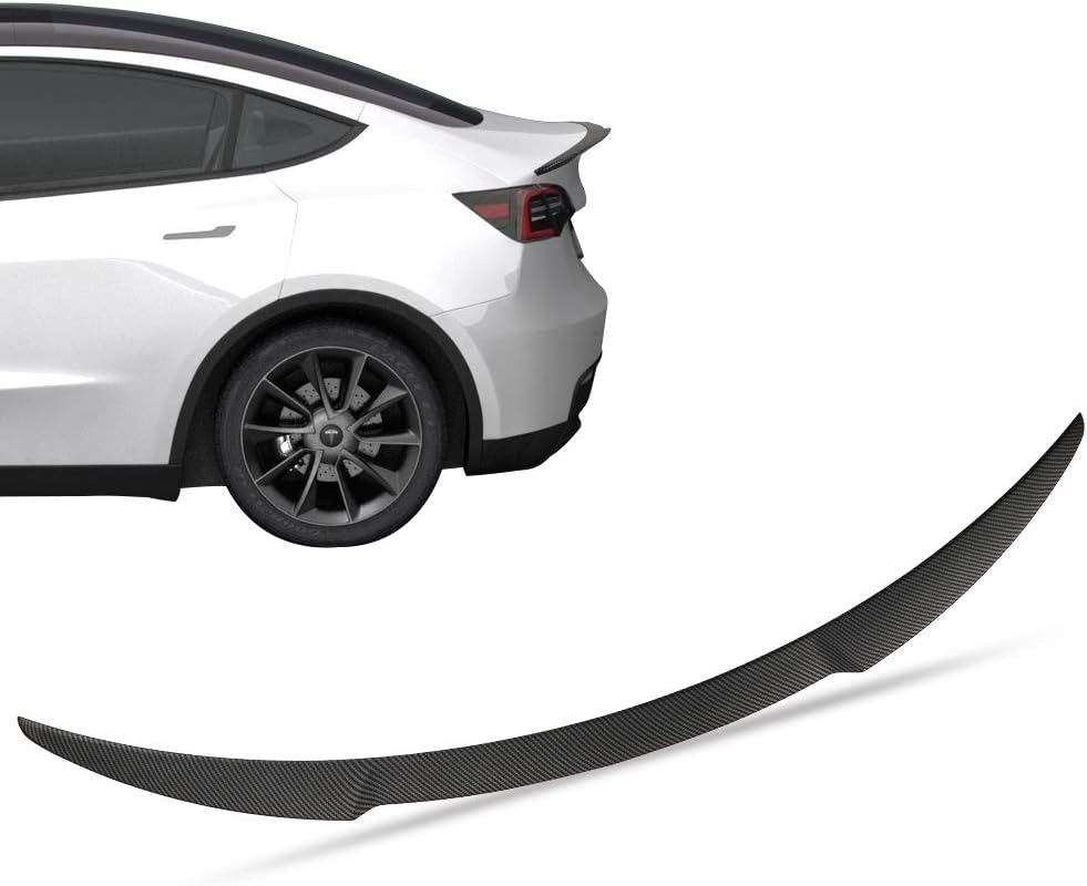 Basenor Tesla Model Y Performance Spoiler Original Trunk Wing ABS Matte Black 2020 2021