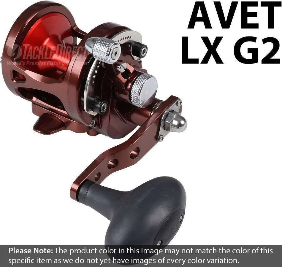 Avet LX G2 6.0 Single Speed Reel Black