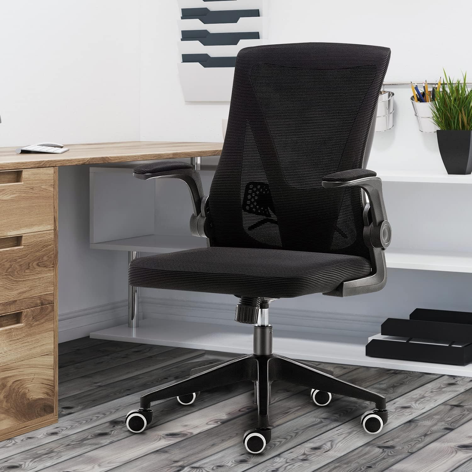 Toszn Office Chair Computer Desk Chair Ergonomic Mesh Office Chair, High Back Desk Chair Executive Rolling Swivel Adjustable Height Home Office Task Chair