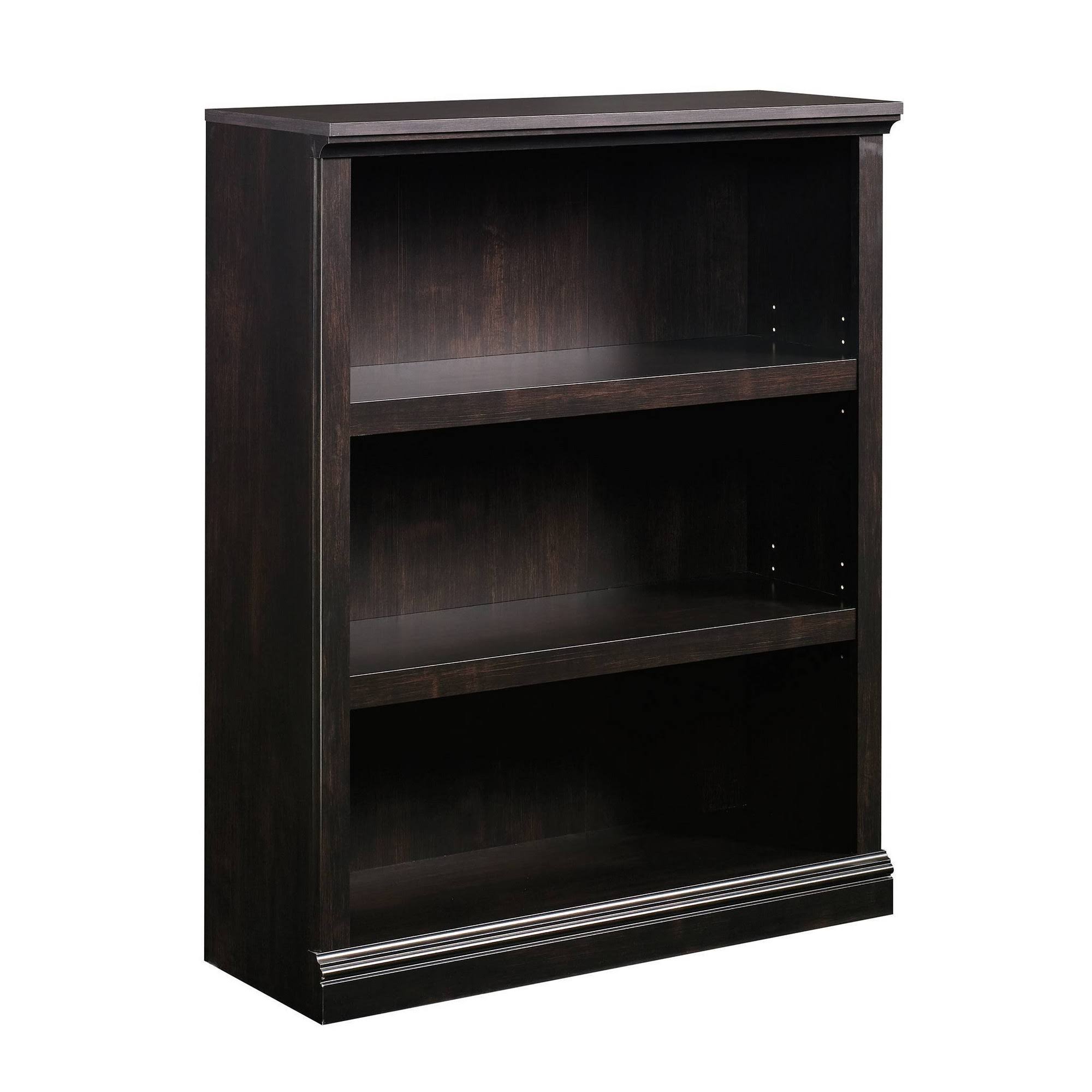 Sauder Select 3-Shelf Bookcase, Estate Black