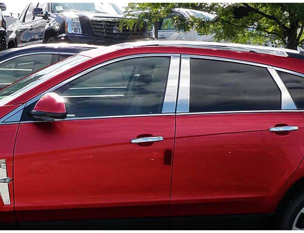 10-16 Cadillac SRX QAA 8-Pc Stainless Steel Pillar Post Trim - PP50262