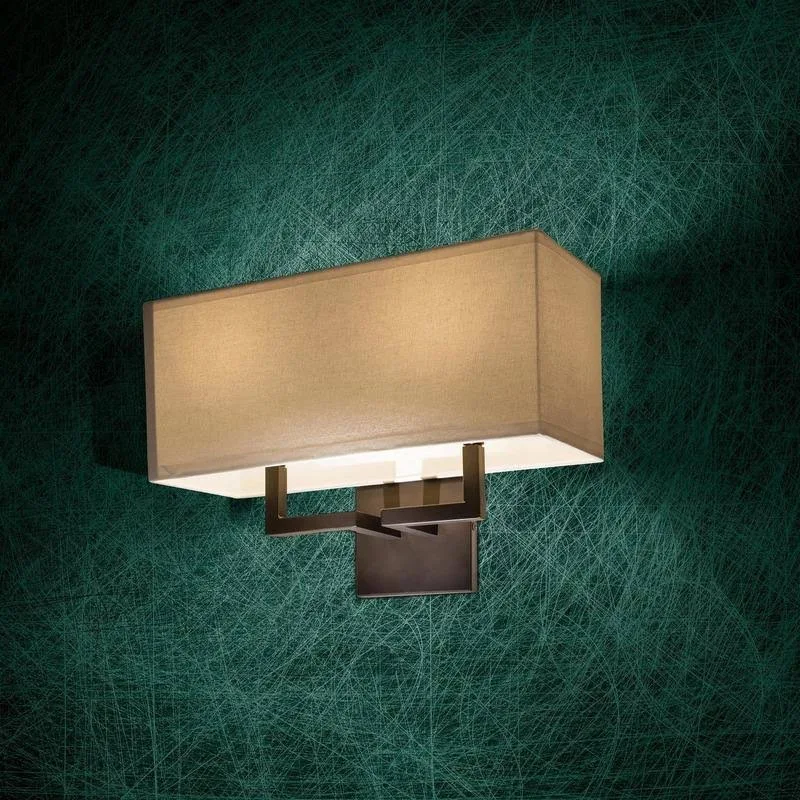 George Kovacs 2 Light Wall Sconce, Bronze