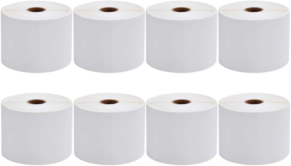 8 Rolls of 450 Labels 4x6 Direct Thermal Shipping Labels for Zebra 2844 ZP-450 ZP-500 ZP-505 (8 Rolls) Pack of 2
