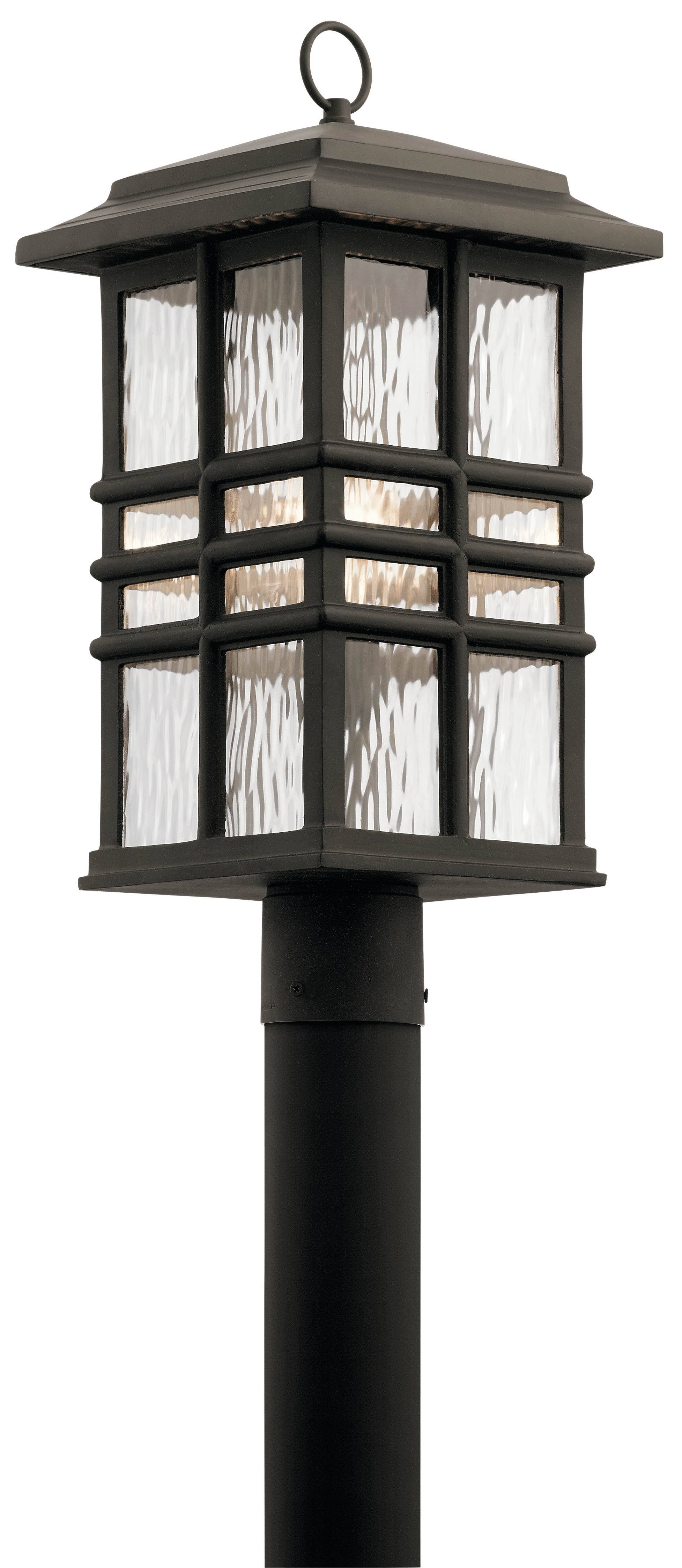 Kichler Lighting 49832OZ Beacon Square Olde Bronze Outdoor Post Light