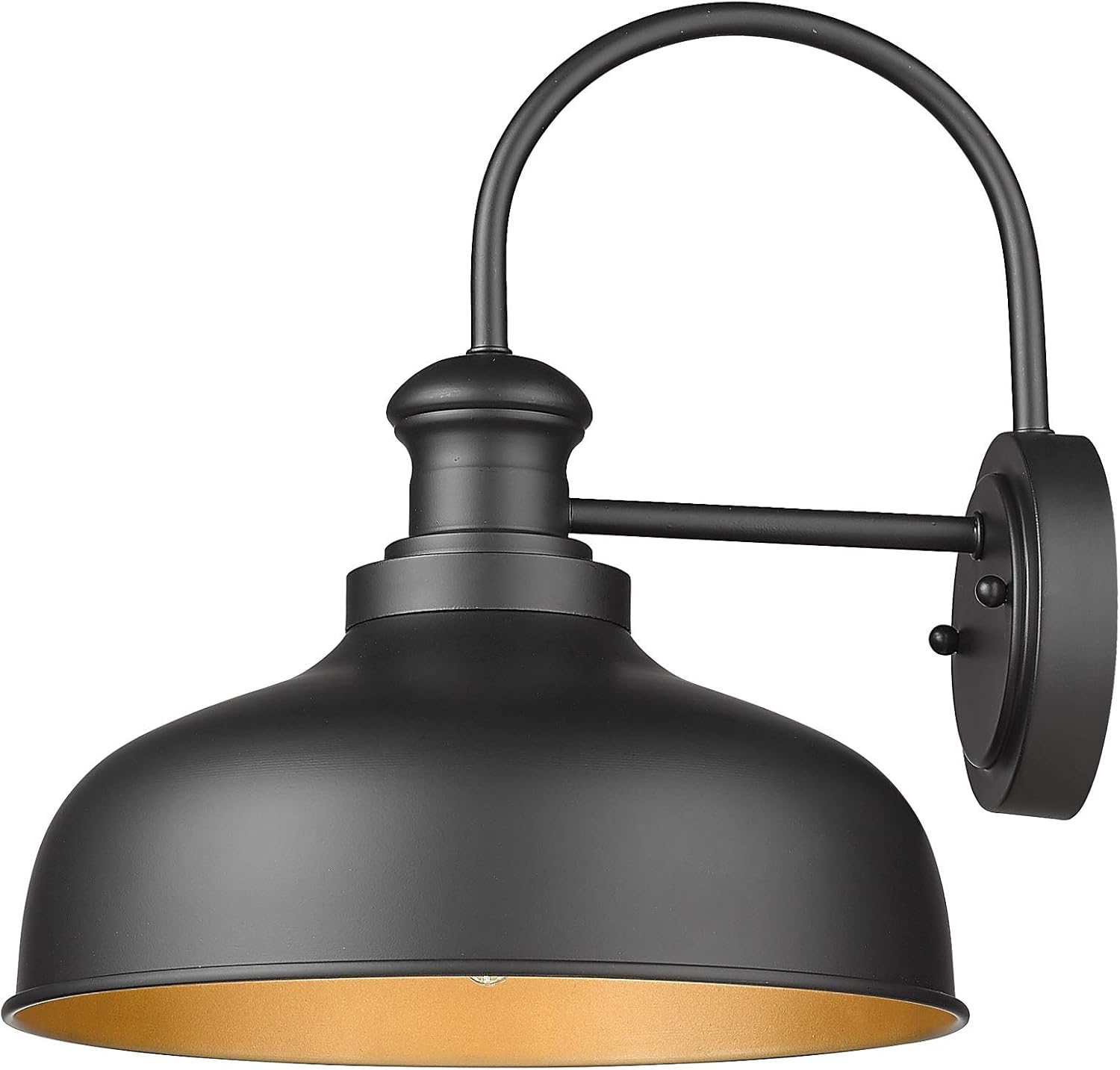 Redeast Outdoor Farmhouse Barn Lights, Outdoor Wall Light Fixture, Exterior Wall Sconces, Industrial Outdoor Wall Lighting for Porch, Patio, Garden,Balcony (Black, 11.2