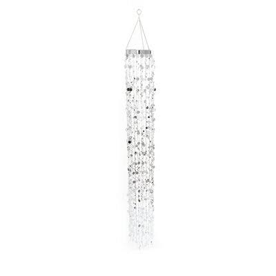 Bivens Novelty 1`- Light Crystal Chandelier with Crystal Accents House of Hampton Shade Color/Pattern: Silver