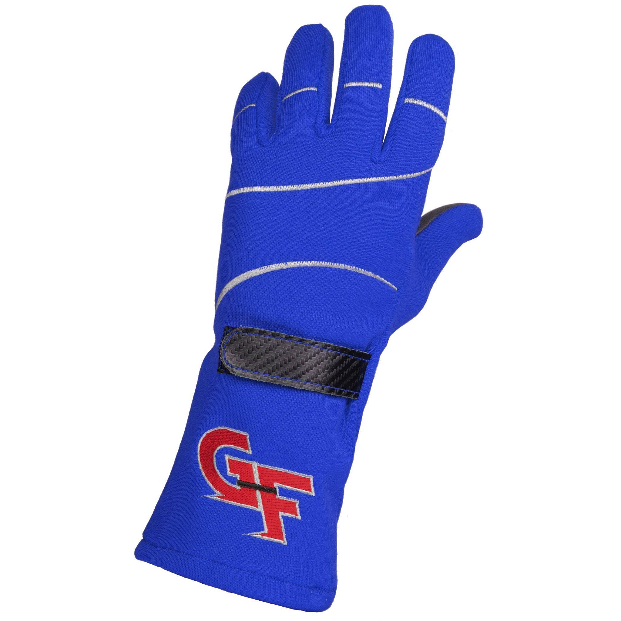 G-Force G6 Racing Gloves, Blue Medium
