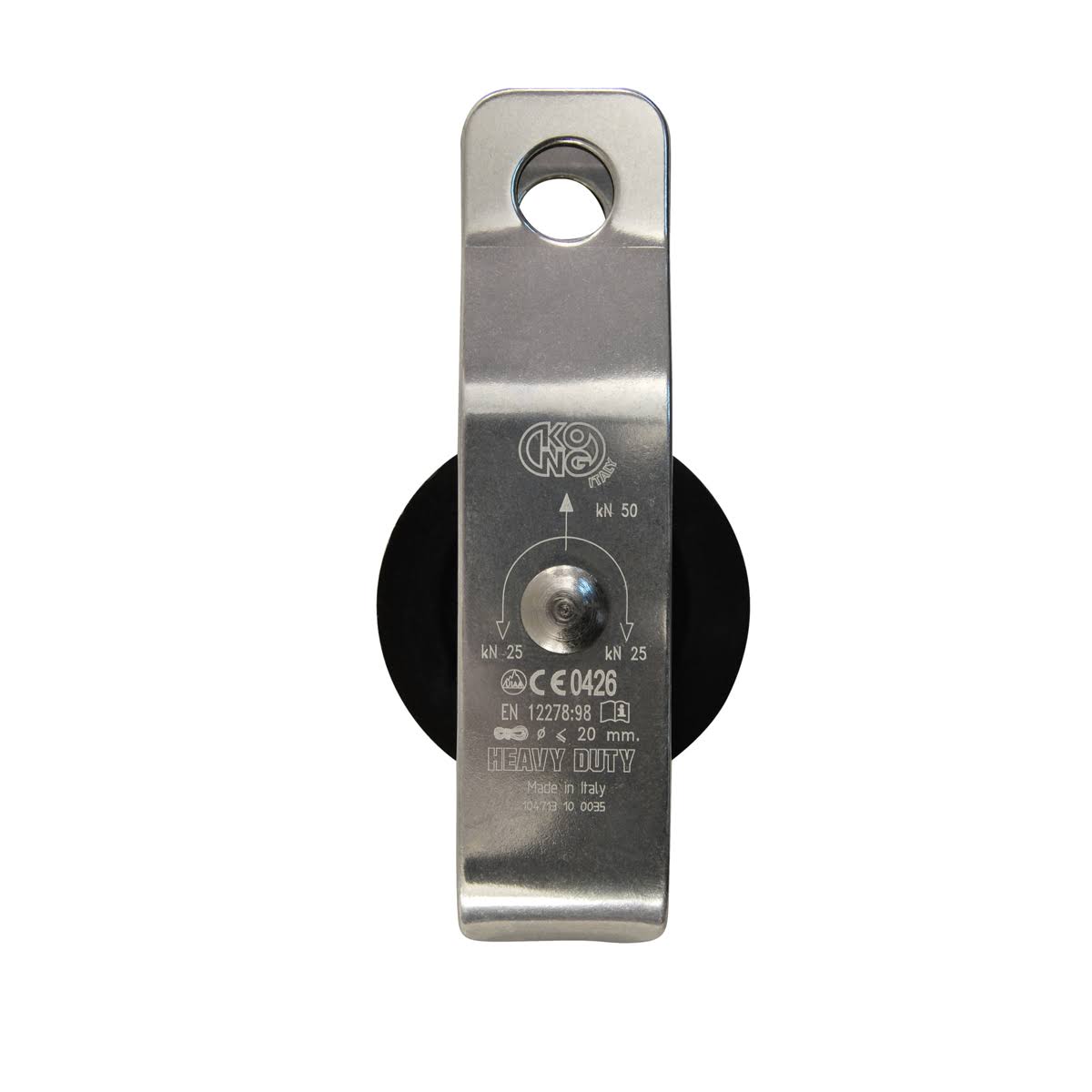 Kong Heavy Duty Roll - Anodized Black Pulley K025513