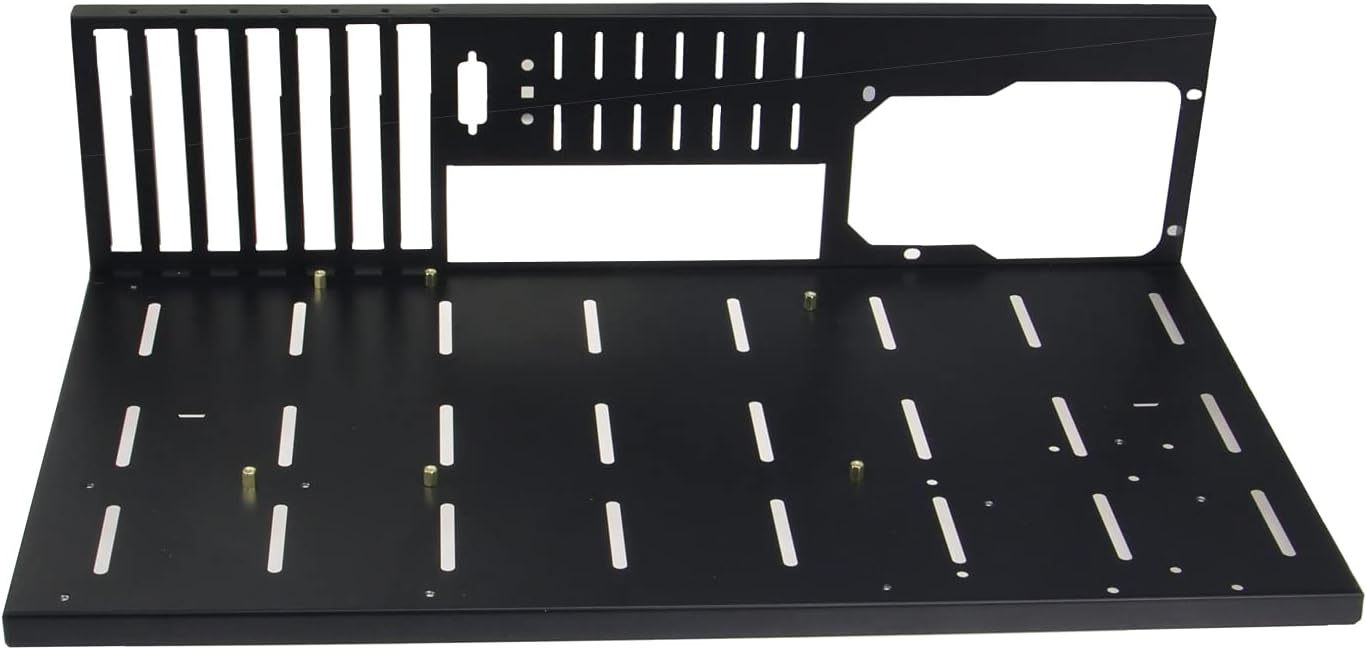 Sedna Open Frame PC Case for DIY, Testing and Cryptocurrency Mining (3 Kits Pack) (Case o nly, Power Supply, Mother Board, Hard Disk .etc are not Included), black, SE-CASE-PC-OPEN-01