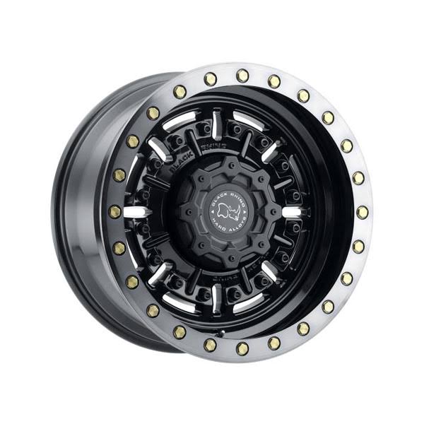 Black Rhino Abrams 20x9.5 5x127 -18 Gun Black w/Machined Dark Tint Lip