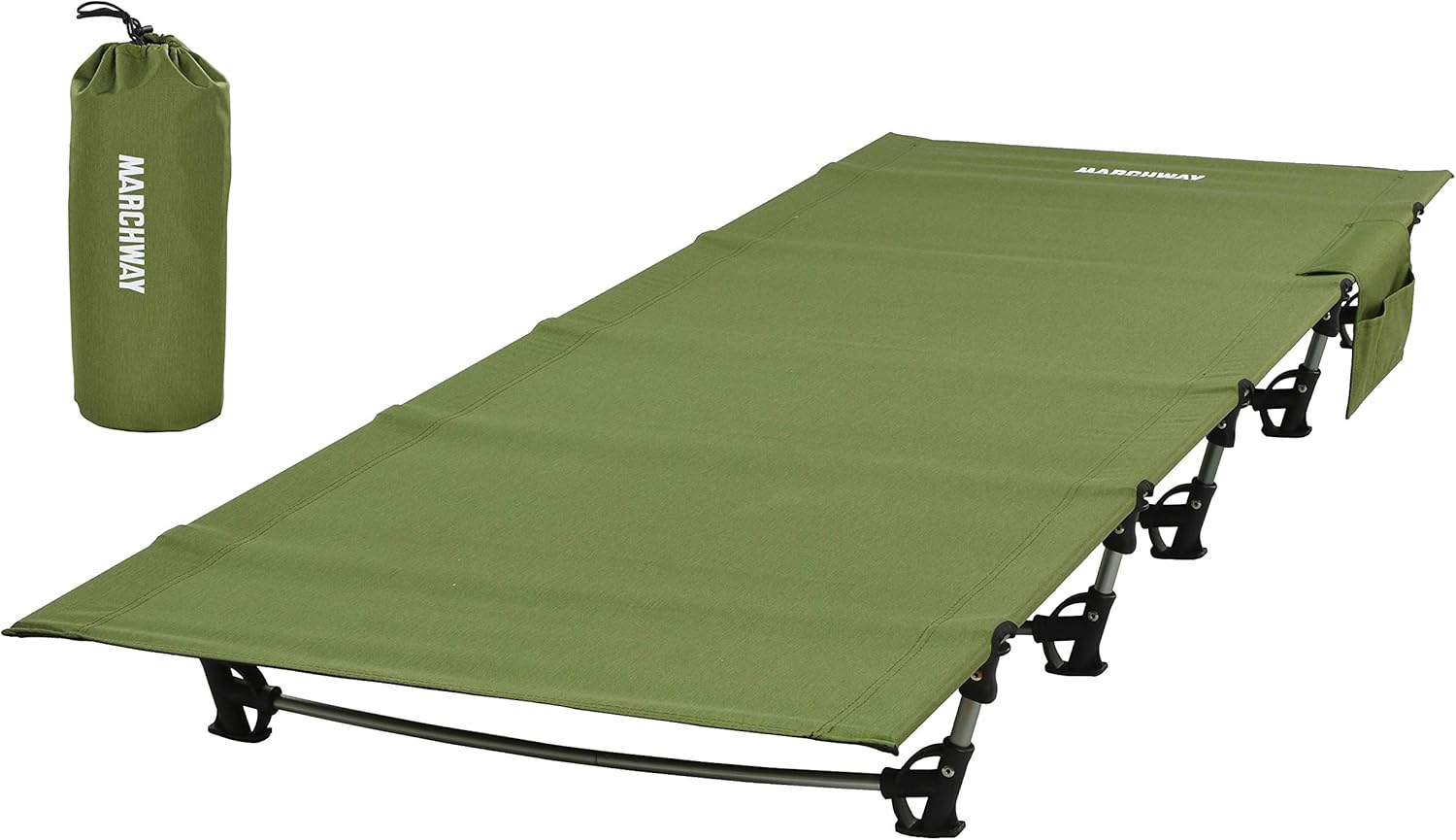 MARCHWAY Ultralight Folding Tent Camping Cot Bed, Portable Compact for Outdoor Travel, Base Camp, Hiking, Mountaineering, Lightweight Backpacking