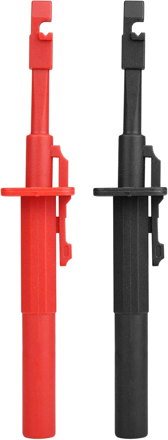 ZIBOO ZB-T13 Insulation Piercing Probes Test Clip Set,Nickel Plated Safety,for Car Circuit Detection,Used About The Non-Destructive Cable Test in Auto,Power,Industry Pack of 2
