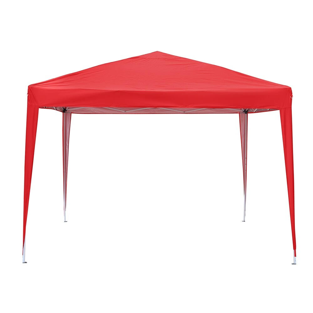 Ainfox 10 x 10 ft Pop Up Canopy Tent Gazebo Party,Gazebo,Beach,Camping,Sun Shelter,Market,Tailgate Party,Backyard - White