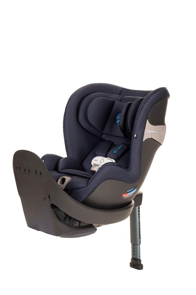 CYBEX Sirona S with SensorSafe, Convertible Car Seat, 360° Rotating Seat, Rear-Facing or Forward-Facing Car Seat, Easy Installation, SensorSafe Chest Clip, Instant Safety Alerts, Premium Black