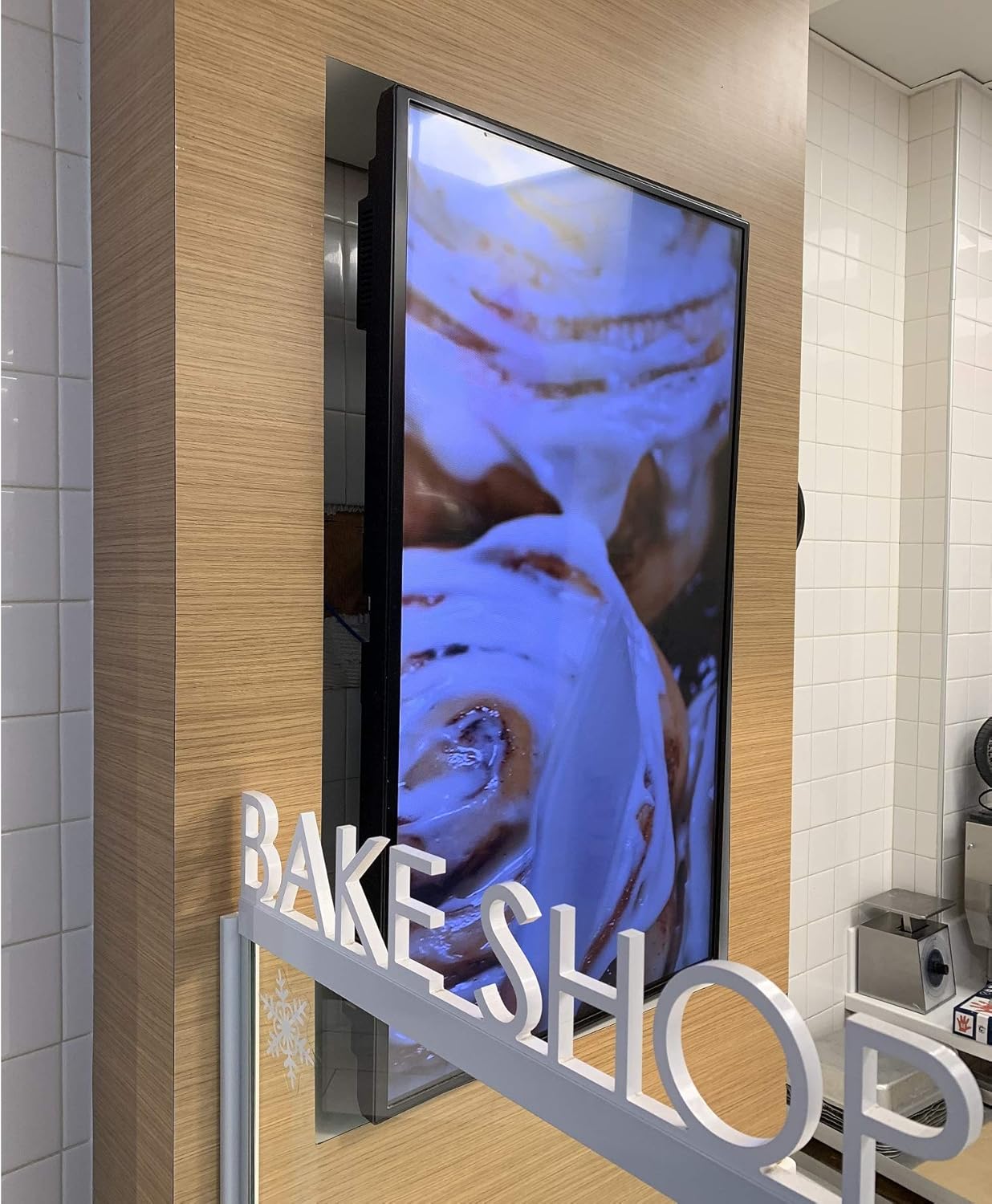 Mount Plus MP-P42-64AT Tilt Vertical Portrait TV Wall Mount | Vertical-Orientation Menu Wall Board Mount | Anti-Theft Locking | Fits Most 37