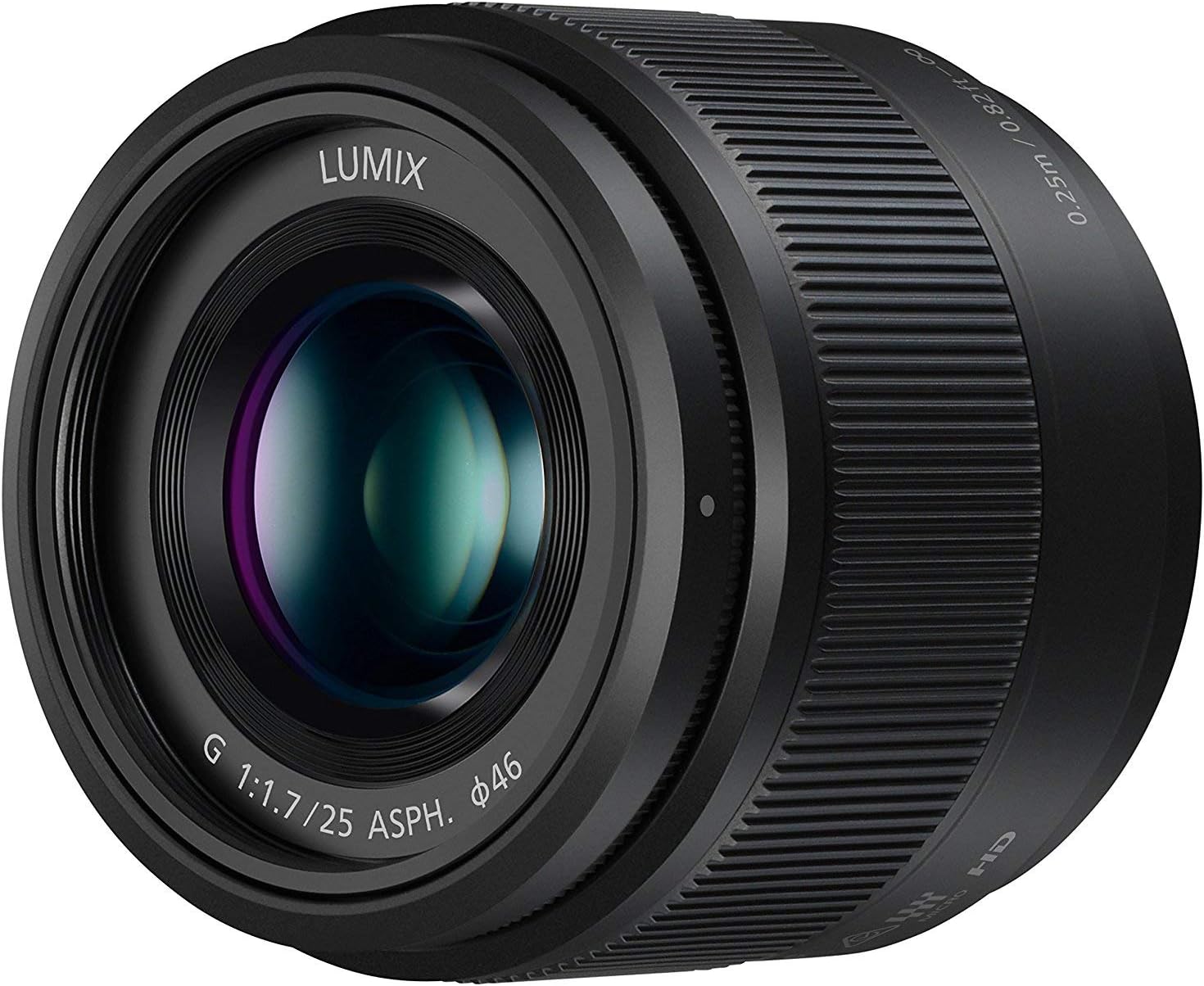 Panasonic LUMIX G Lens, 25mm, F1.7 ASPH, Mirrorless Micro Four Thirds, H-H025K (USA Black)