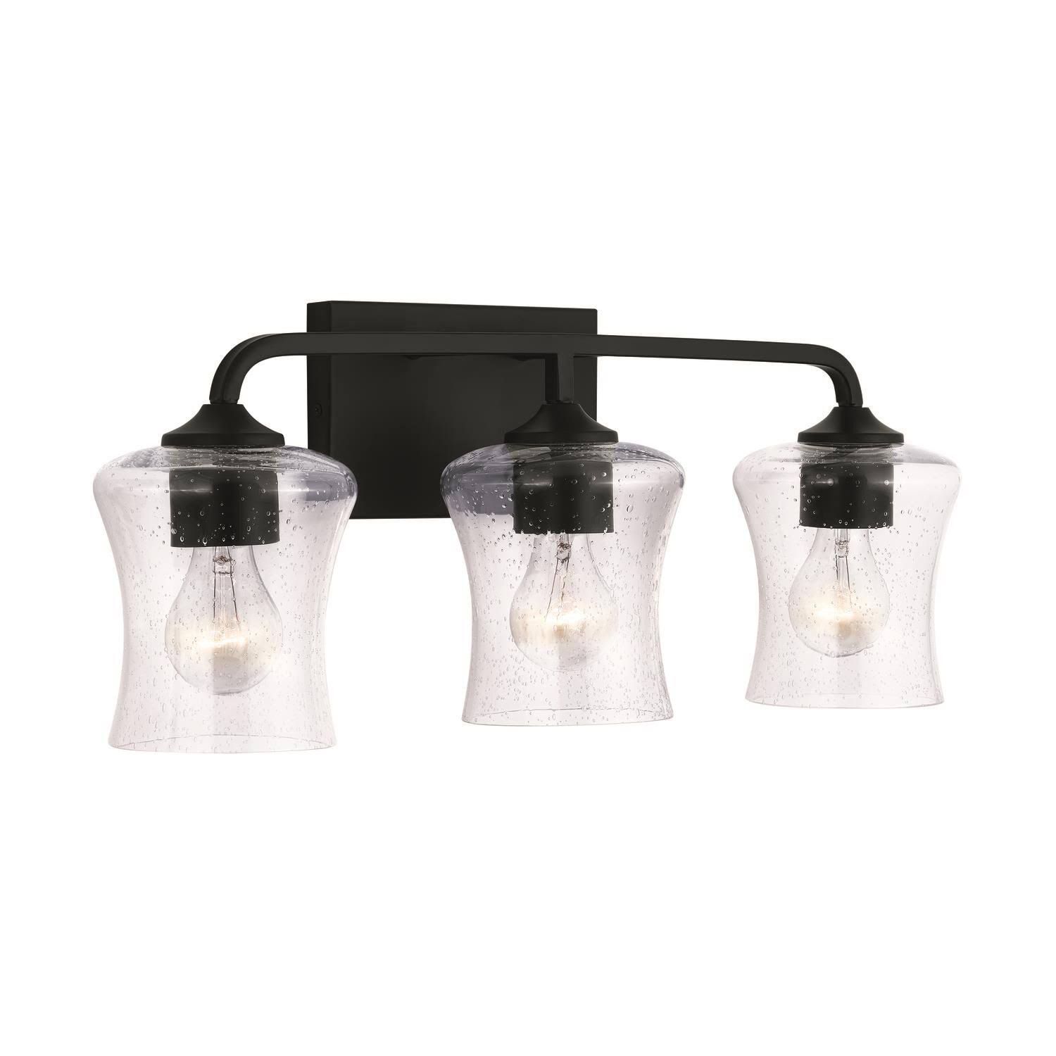 Capital Lighting 139231MB-499 Reeves 3 Light Vanity, Matte Black